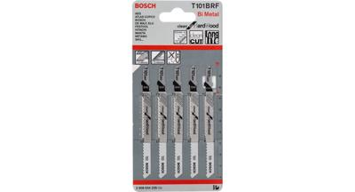 Bosch Accessories 2608634989 Decoupeerzaagblad T 101 BRF, Clean for Hard Wood, verpakking van 25 stuks 25 stuk(s) Bosch Accessories 2608634989 Decoupeerzaagblad T 101 BRF, Clean for Hard Wood, verpakking van 25 stuks 25 stuk(s)
