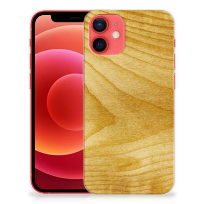 iPhone 12 Mini | Bumper Hoesje | Licht Hout iPhone 12 Mini | Bumper Hoesje | Licht Hout
