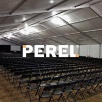 Perel folding chair padded Campingstoel Zwart FP168B - thumbnail