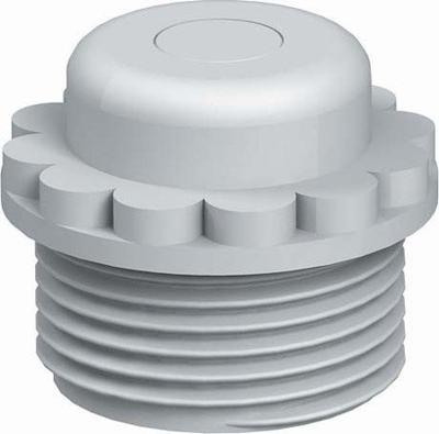 OBO Bettermann 90 M32 GE Trapvormige nippel Polyethyleen Lichtgrijs 25 stuk(s)