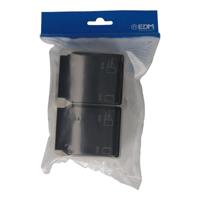 Plug-in basis EDM Grijs Oppervlak 250 V 16 A IP44 Met deksel Dubbel Waterdicht - thumbnail