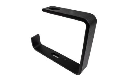 Wandbeugel voor kabelgoot 150mm breed mat zwart structuur