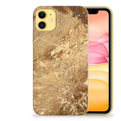 Apple iPhone 11 | TPU | Siliconen hoesje | Marmer Creme