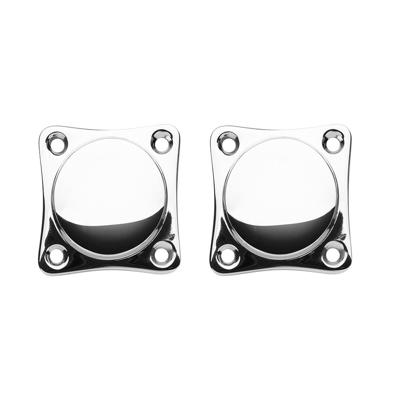 De Oude Deurklink Blindrozet vierkant - glanzend nikkel