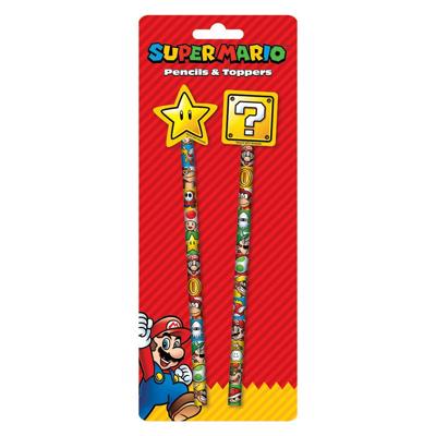 Super Mario - Pencils & Toppers