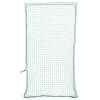 VidaXL Aanhangwagennet elastisch touw 6x3 m polypropeen groen - thumbnail