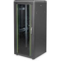 Digitus DN-19 26U-6/6-B-1 19inch-patchkast (b x h x d) 600 x 1342 x 600 mm 26 HE Zwart (RAL 9005), Zwart - thumbnail