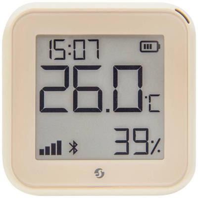 Shelly H&T Gen 3 Mocha Draadloze temperatuur- en luchtvochtigheidssensor