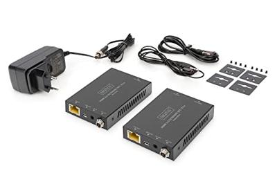 Digitus DS-55506 HDMI / RJ45 Adapter [1x HDMI-bus - 2x HDMI-bus] Zwart 4K UHD
