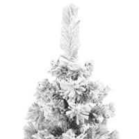 VidaXL Kunstkerstboom groen 240 cm pvc en staal en kunststof - thumbnail