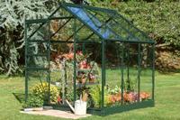 Tuinkas Popular 66 klassiek groen - 3 mm tuindersglas - 193x195 cm - thumbnail