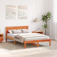 Bedframe Bruin 140 x 190 cm Massief grenenhout - thumbnail