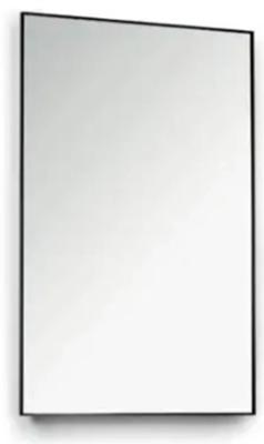Royal Plaza Merlot spiegel 120x80cm zonder verlichting rechthoek Glas Zwart mat