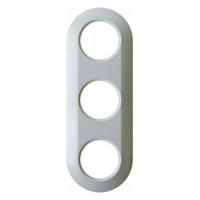 Berker serie 1930 afdekraam 3-voud polarwit schakelmateriaal - thumbnail