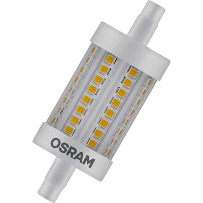 OSRAM HOMELIGHTING 4058075432598 LED-lamp Energielabel E (A - G) R7s Ballon 7.3 W = 60 W Warmwit (Ø x l) 29 mm x 78 mm 1 stuk(s)