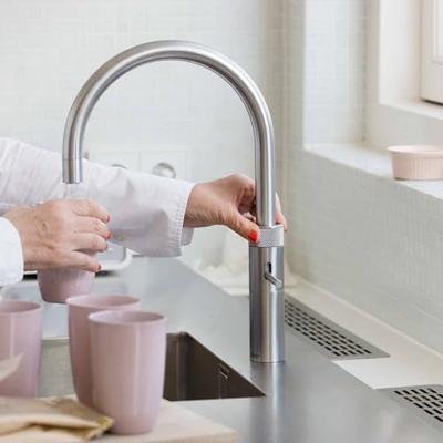 Quooker Fusion Round RVS Kraan Grijs