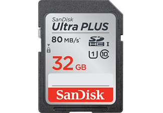 Sandisk SDHC Elite Ultra Plus 32.0GB 80MB/s CL10 Incl Rescue Pro Sandisk SDHC Elite Ultra Plus 32.0GB 80MB/s CL10 Incl Rescue Pro