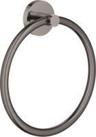 GROHE Essentials Handdoekring - 18cm - rond - hard graphite 40365a01 - thumbnail