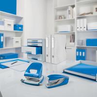 Leitz Plakbanddispenser WOW 5364 Wit, Blauw Rolbreedte (max.): 19 mm Rollengte (max.) 33 m - thumbnail