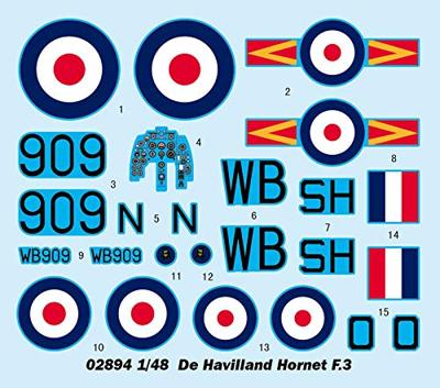 Trumpeter 1/48 De Havilland Hornet F.3 Trumpeter 1/48 De Havilland Hornet F.3