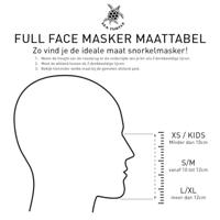 Sea Turtle Kids Snorkelmasker Duikbril Pink - thumbnail