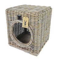 Boony Est 1941 rotan hocker 40x40x45 cm Boony-Est-1941 Gebr. de Boon - Gebr de boon - thumbnail