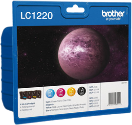 Brother inktcartridge, 300 pagina's, OEM LC-1220VALBP, 4 kleuren
