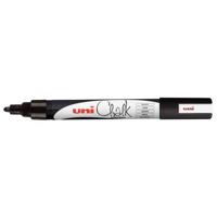 Uni-ball krijtmarker PWE-5M, zwart - thumbnail