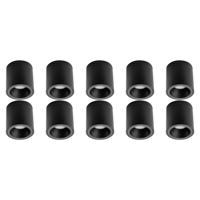 Mat Zwarte Opbouwspot Rond 10-Pack GU10 - Aluminium Ø90mm - thumbnail