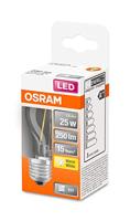 OSRAM HOMELIGHTING 4058075436541 LED-lamp Energielabel F (A - G) E27 Peer 2.5 W = 25 W Warmwit (Ø x l) 45 mm x 77 mm 1 stuk(s) - thumbnail
