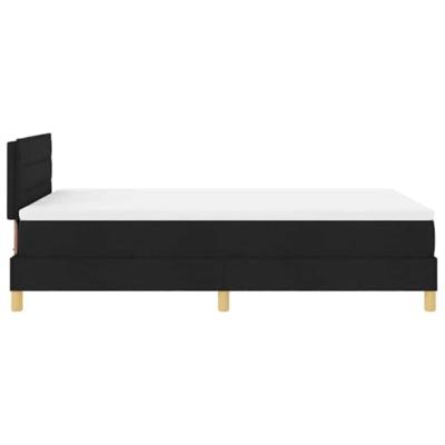 Boxspringbed met matras met matras Zwart 120 x 190 cm Stof