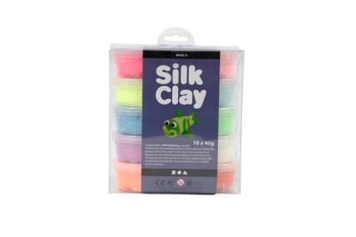 Silk Clay ®, basic 2, diverse kleuren, 10x40 gr/ 1 doos