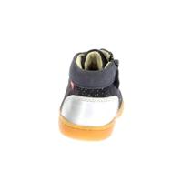 Leren babylaarsjes Kick Iconic KICKERS® zilver - thumbnail