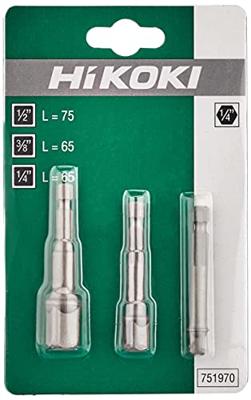Hikoki Accessoires Adapters. 3-dlg 1/4"-3/8"-1/2" | 751970 - 751970