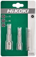 Hikoki Accessoires Adapters. 3-dlg 1/4"-3/8"-1/2" | 751970 - 751970 - thumbnail