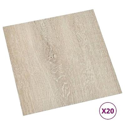 VidaXL Vloerplanken 20 st zelfklevend 1,86 m² pvc beige