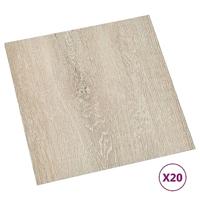 VidaXL Vloerplanken 20 st zelfklevend 1,86 m² pvc beige - thumbnail
