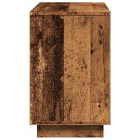 Dressoir 102x35x55 cm bewerkt hout oud houtkleurig - thumbnail