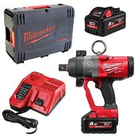 Milwaukee M18 ONEFHIWF1-802X One-Key 18V Li-Ion accu slagmoersleutel body in HD-Box 2033Nm koolborstelloos - 4933459733 - thumbnail