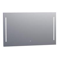 Brauer Pyrite Spiegel - Rechthoekig - 120 cm - met Directe LED-Verlichting - Dimbaar - met Touchbediening - thumbnail