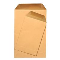 Gallery loonzakjes ft 65 x 105 mm, gegomd, bruine kraft, doos van 1000 stuks - thumbnail
