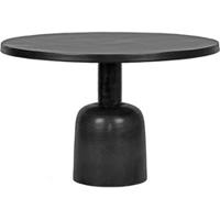 LABEL51 Salontafel Wink - Zwart - Metaal - 70 cm - Rond - thumbnail