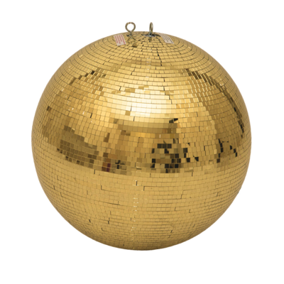 Eurolite Spiegelbol 40cm spiegeltjes 10x10mm goud Eurolite Spiegelbol 40cm spiegeltjes 10x10mm goud