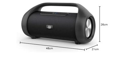 Bold Bluetooth Speaker Draadloos met Extra Bass - Microfoon Ingang, LED en TWS (HPG540BT)