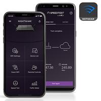 NETGEAR R6120 draadloze router AC1200 (dual-band, tot 1200 Mbps, dekking tot 90 m² en 20 apparaten, gratis Nighthawk-app, 4 10/100 Fast Ethernet-poorten en 1 USB 2.0-poort) - thumbnail