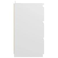 Nachtkastjes 2 st 40x35x62,5 cm bewerkt hout wit - thumbnail