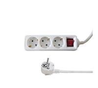 Stekkerdoos BRASQ 3 voudig 1.4 meter wit - thumbnail