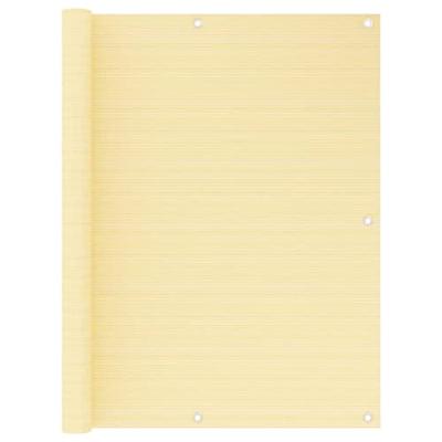 VidaXL Balkonscherm 120x500 cm hdpe beige VidaXL Balkonscherm 120x500 cm hdpe beige