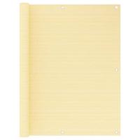 VidaXL Balkonscherm 120x500 cm hdpe beige - thumbnail