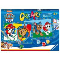 Ravensburger creart schilderen op nummer - paw patrol - thumbnail